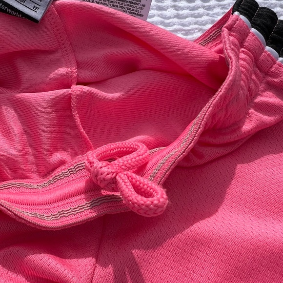 Nike Womens' Pink Shorts with Black Sides - Picture 13 of 15